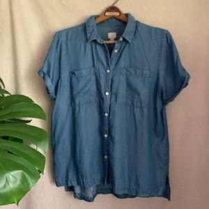 Chambray button up shirt
